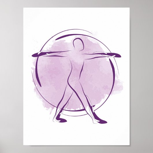 Yoga-Poster Poster (Vorne)