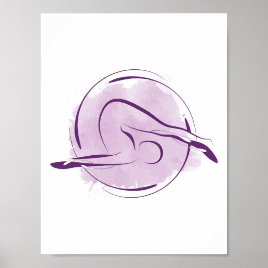 Yoga-Poster Poster (Vorne)
