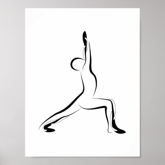 Yoga-Poster Poster (Vorne)