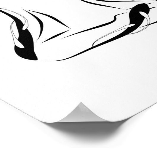 Yoga-Poster Poster (Ecke)