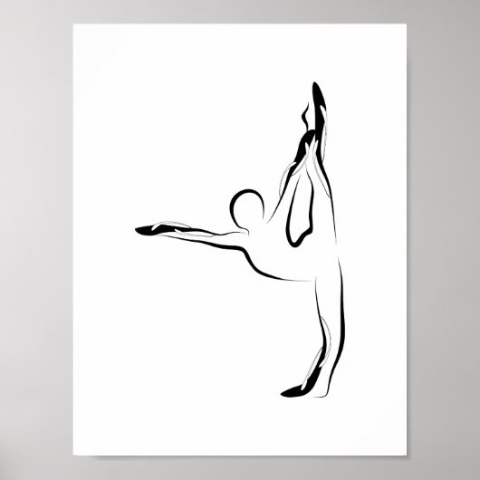 Yoga-Poster Poster (Vorne)