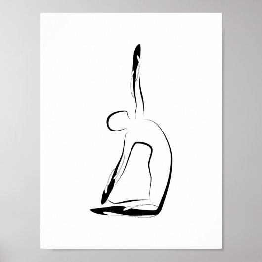 Yoga-Poster Poster (Vorne)