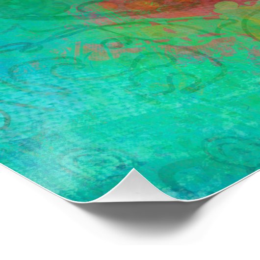 Yoga-Poster Poster (Ecke)