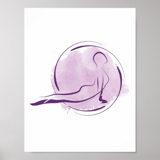 Yoga-Poster Poster (Vorne)