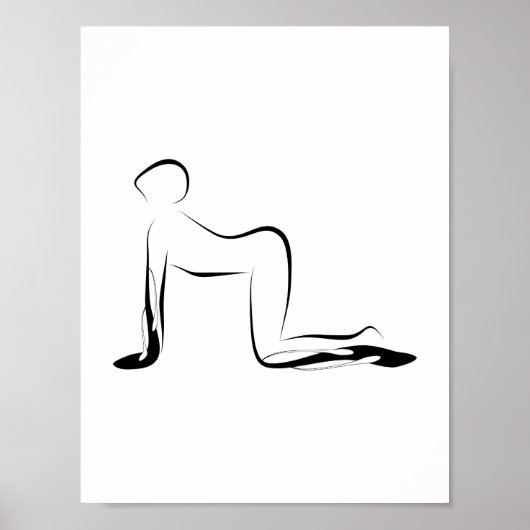 Yoga-Poster Poster (Vorne)