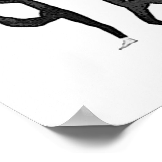 Yoga-Poster Poster (Ecke)