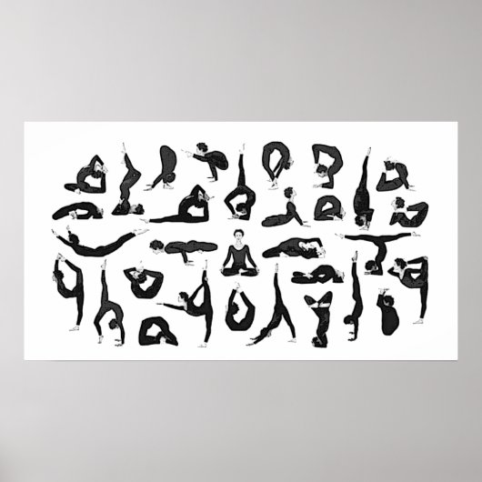 Yoga-Poster Poster (Vorne)
