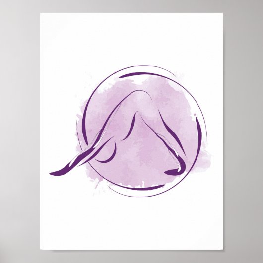 Yoga-Poster Poster (Vorne)