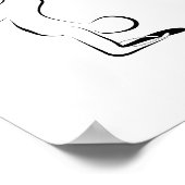 Yoga-Poster Poster (Ecke)