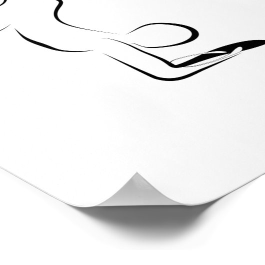 Yoga-Poster Poster (Ecke)