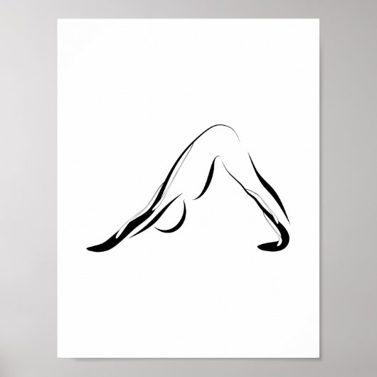 Yoga-Poster Poster (Vorne)