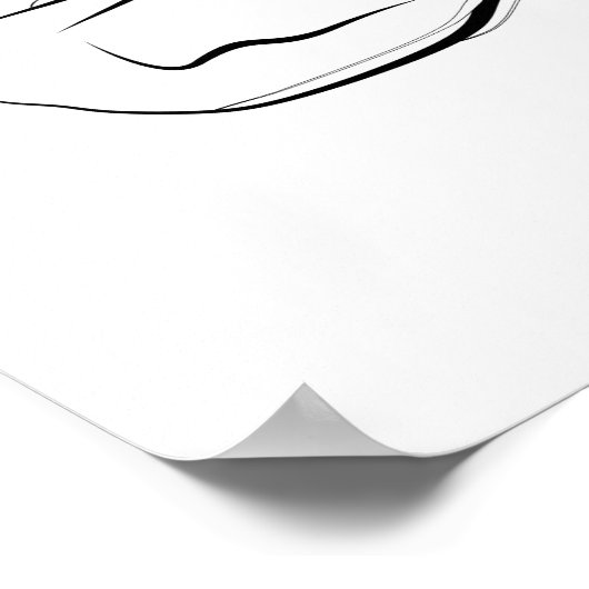 Yoga-Poster Poster (Ecke)