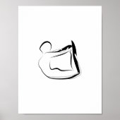 Yoga-Poster Poster (Vorne)