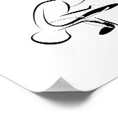 Yoga-Poster Poster (Ecke)