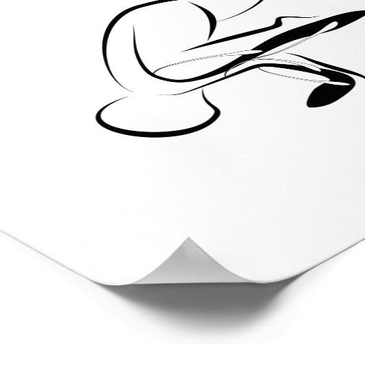 Yoga-Poster Poster (Ecke)