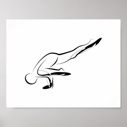 Yoga-Poster Poster (Vorne)