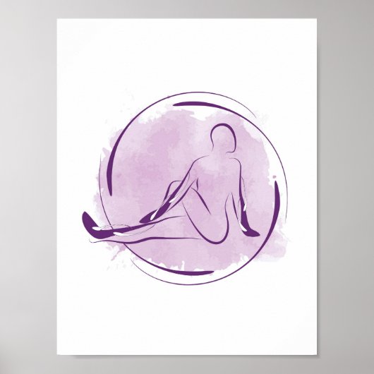 Yoga-Poster Poster (Vorne)