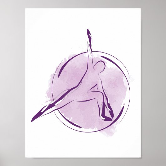 Yoga-Poster Poster (Vorne)
