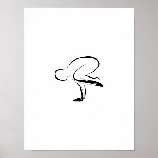 Yoga-Poster Poster (Vorne)