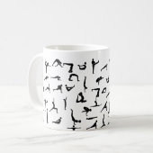 Yoga Postings Tasse (Vorderseite Links)