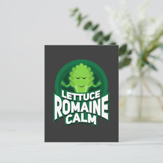 Yoga Postkarte (Stehend Vorderseite)