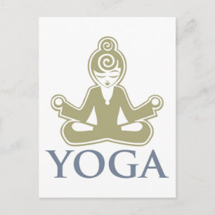 Yoga Postkarte