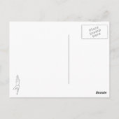 Yoga Postkarte (Rückseite)