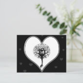 Yoga Postkarte (Stehend Vorderseite)