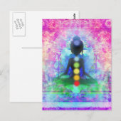 Yoga Postkarte (Vorne/Hinten)