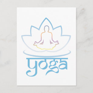 Yoga Postkarte