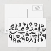 Yoga Postkarte (Vorne/Hinten)
