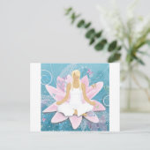 Yoga Postkarte (Stehend Vorderseite)