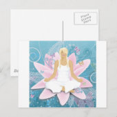 Yoga Postkarte (Vorne/Hinten)