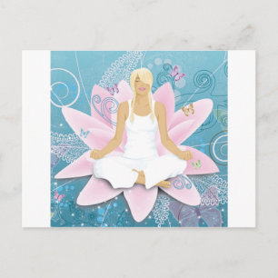 Yoga Postkarte