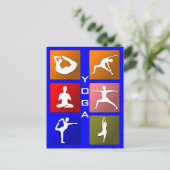 Yoga-Postkarte Postkarte (Stehend Vorderseite)