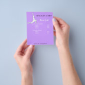 Yoga-Preisliste A5 Flyer (Gruppe)