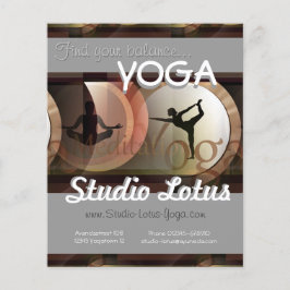 Yoga Publicity Merchandising Flyer