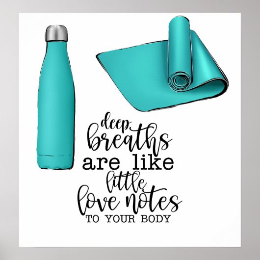 Yoga Quotes Poster (Vorne)