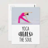 Yoga Quotes Postkarte (Vorne/Hinten)