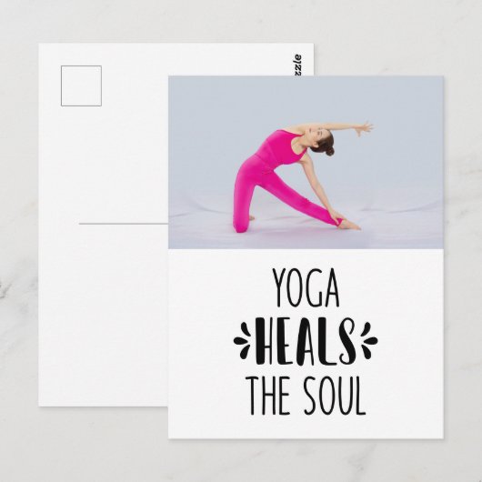 Yoga Quotes Postkarte (Vorne/Hinten)