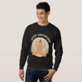 Yoga Quotes Sweatshirt (Vorne ganz)