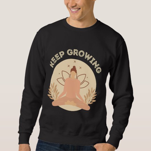 Yoga Quotes Sweatshirt (Vorderseite)