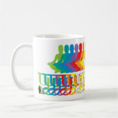 Yoga Rainbow Intentionen Kaffee Tasse (Links)