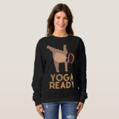 Yoga Ready Dog Sweatshirt (Vorne ganz)