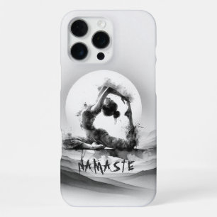 Yoga Reiki Einbeinige Königstauben-Pose Wasserfarb iPhone 16 Pro Max Hülle
