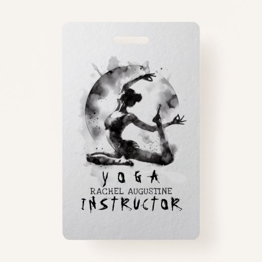 Yoga Reiki Einbeinige Königtaube-Pose Ausweis (Vorderseite)