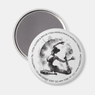 Yoga Reiki Einbeinige Königtaube-Pose Magnet