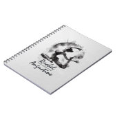 Yoga Reiki Einbeinige Königtaube-Pose Notizblock (Linke Seite)