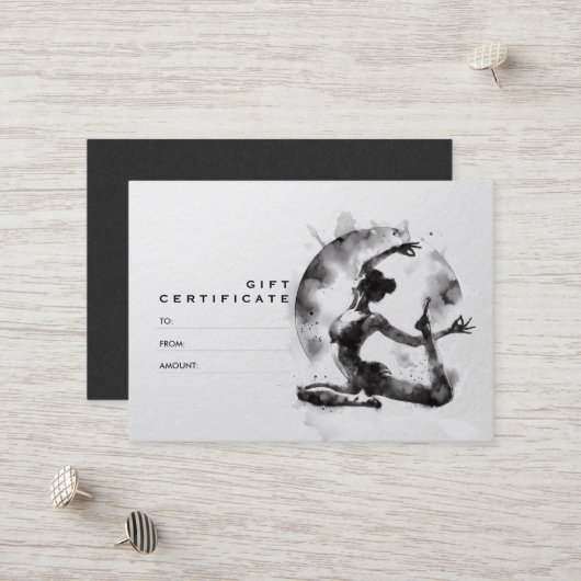 Yoga Reiki Einbeinige Königtaube-Pose Rabattkarte (Vorderseite/Rückseite Beispiel)