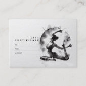 Yoga Reiki Einbeinige Königtaube-Pose Rabattkarte (Vorderseite)